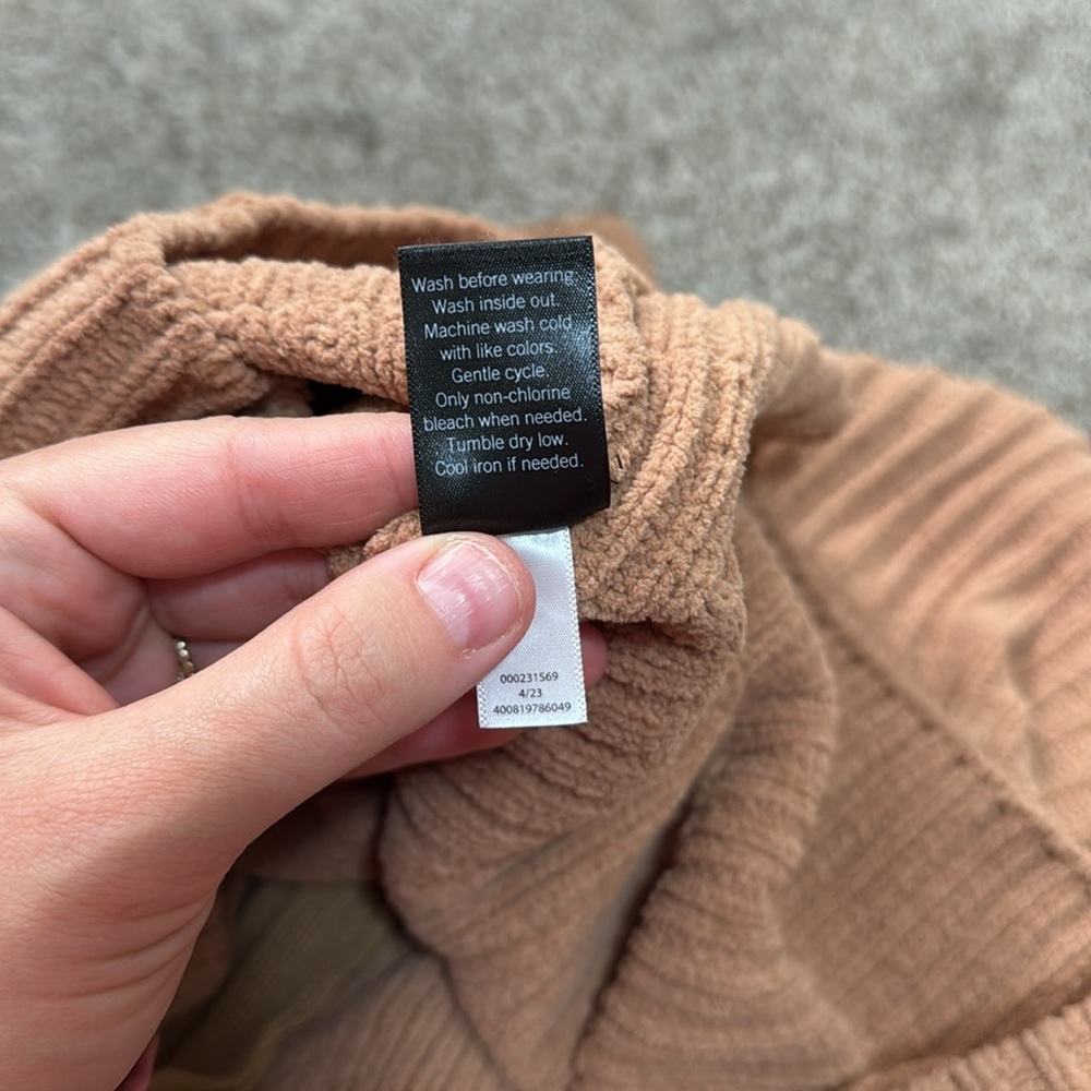 FLX Women's Commuter Sweater Jacket Size XS In Elden Beige - Picture 14 of 15